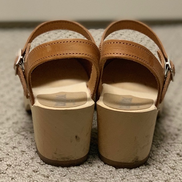 Clogs Sandals (Swedish Wooden High Heel, Victoria) - Picture 3 of 6